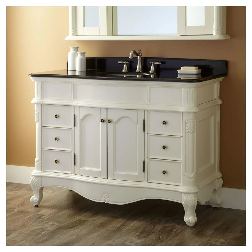 Prima Factory Delivery Solid Wood Bathroom Vanity Cabinet