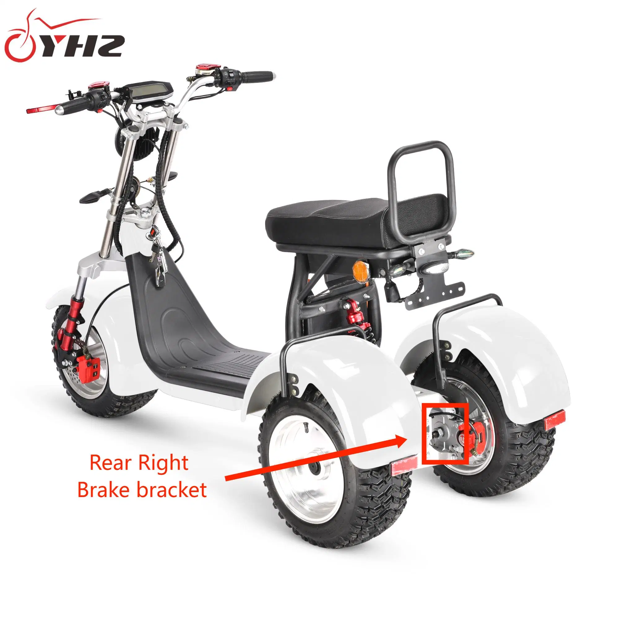 Cp-7 Support de frein arrière droit pour vélo électrique, moto et scooter.
