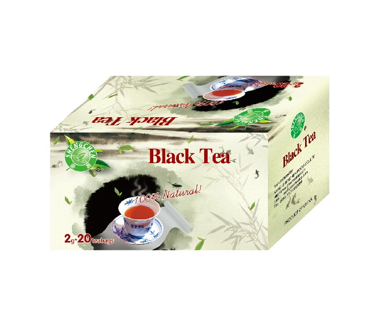 OEM Brand Chinese Black Tea Te Negro 2gx20 Teabags Packing