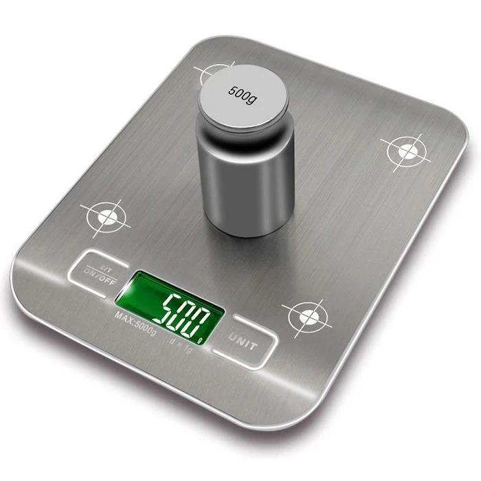 5 kg cozimento Digital multifunções Electronic balança de aço inoxidável pesagem de alimentos Escala da Cozinha