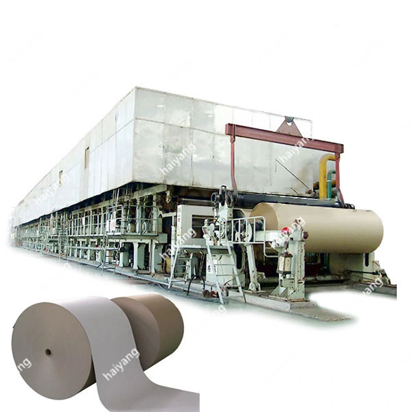 Machine de fabrication de papier ondulé/papier kraft/papier toilette/papier testliner/papier de cannelure/papier recyclé