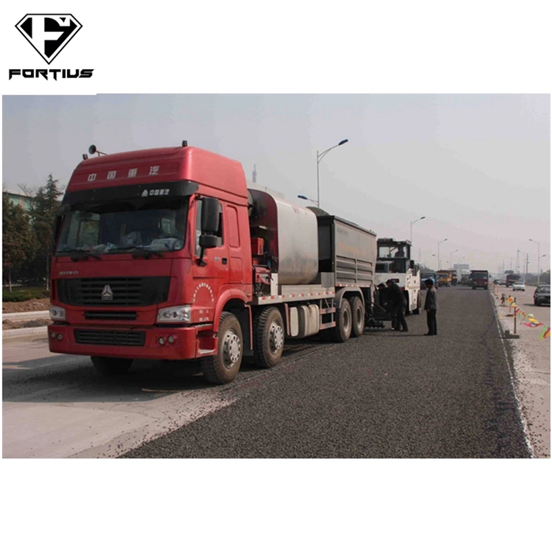 China Manufacturer Cnhtc Truck 12m3 Bitumen Chip Sealer Asphalt Paving Truck Chipping Spreader Bulldozer Excavator Demolition Machine Selfloader Road Machine