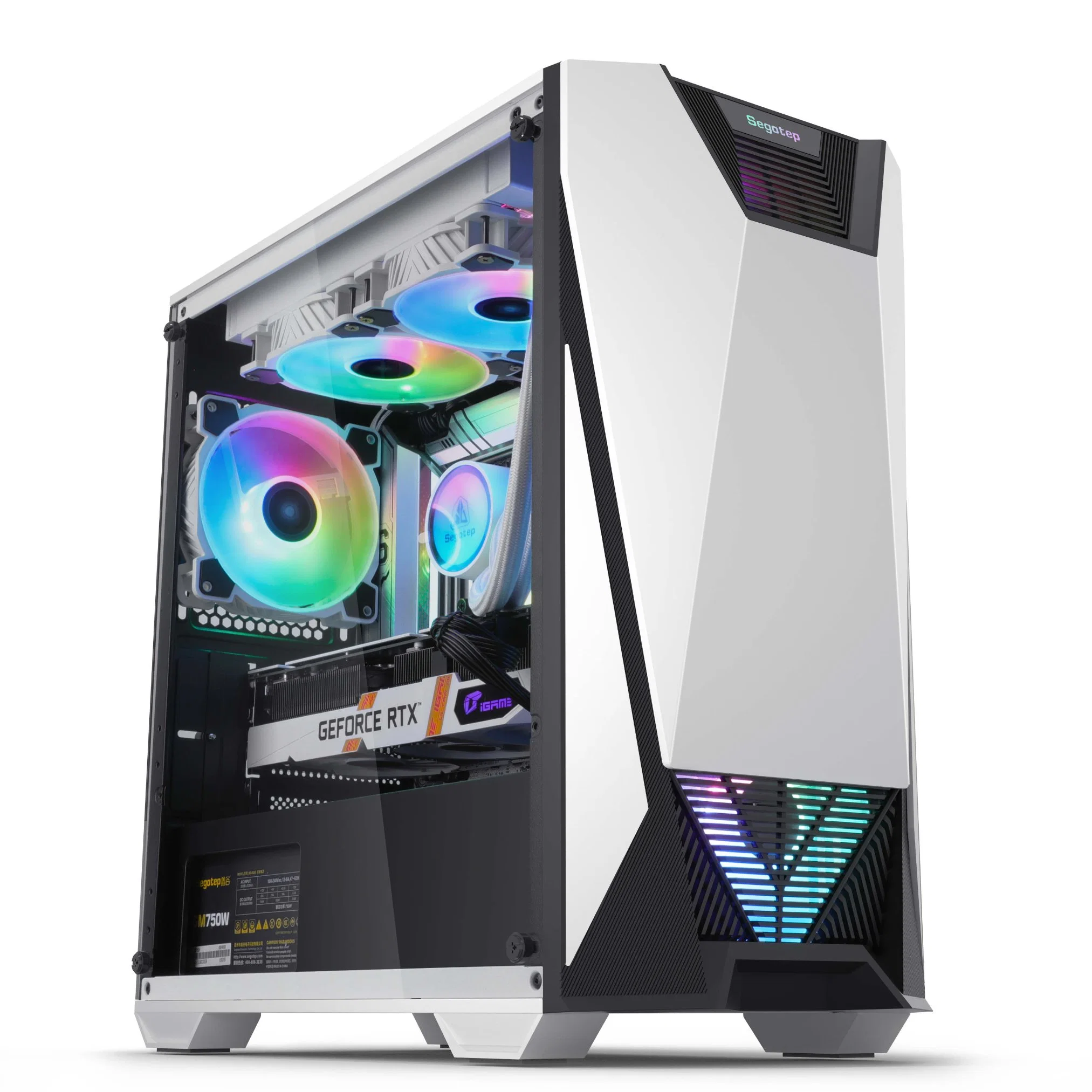 Segotep Wholesale Argb Fan Water Cooler MID Tower Gaming Computer Case