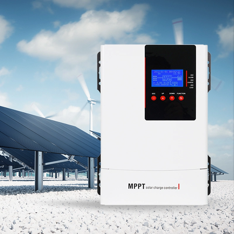 MPPT 40A 60A 80A 100A شحن MPPT المنظم للوحة الشمسية وحدة تحكم Solar Controller مع تطبيق WiFi