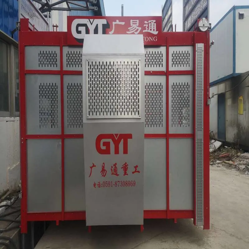 High quality/High cost performance Double Cages Man&Material Hoist Building Hoist From Manufacturer