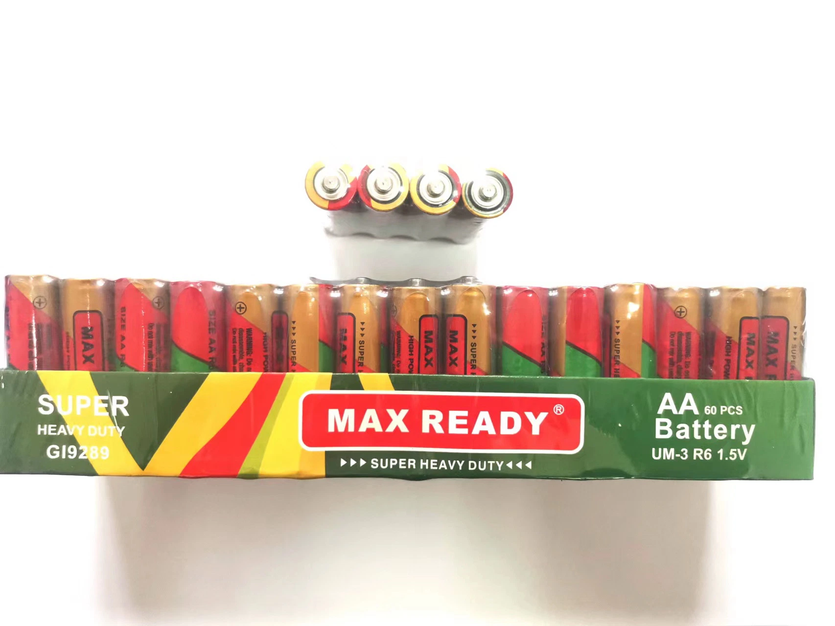 Powerful Cheap Price Max Ready R6 Um-3 1.5V Carbon Zinc Battery Dry Battery Battery Cell