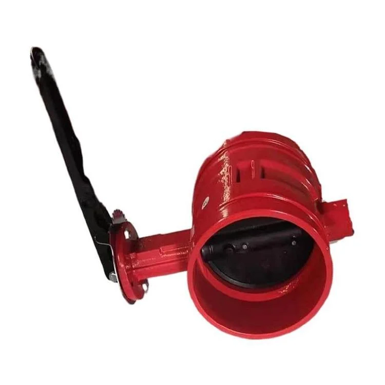 API Worm Gear Actuator Groove (Clamp) Centerline Soft Sealing Butterfly Valve