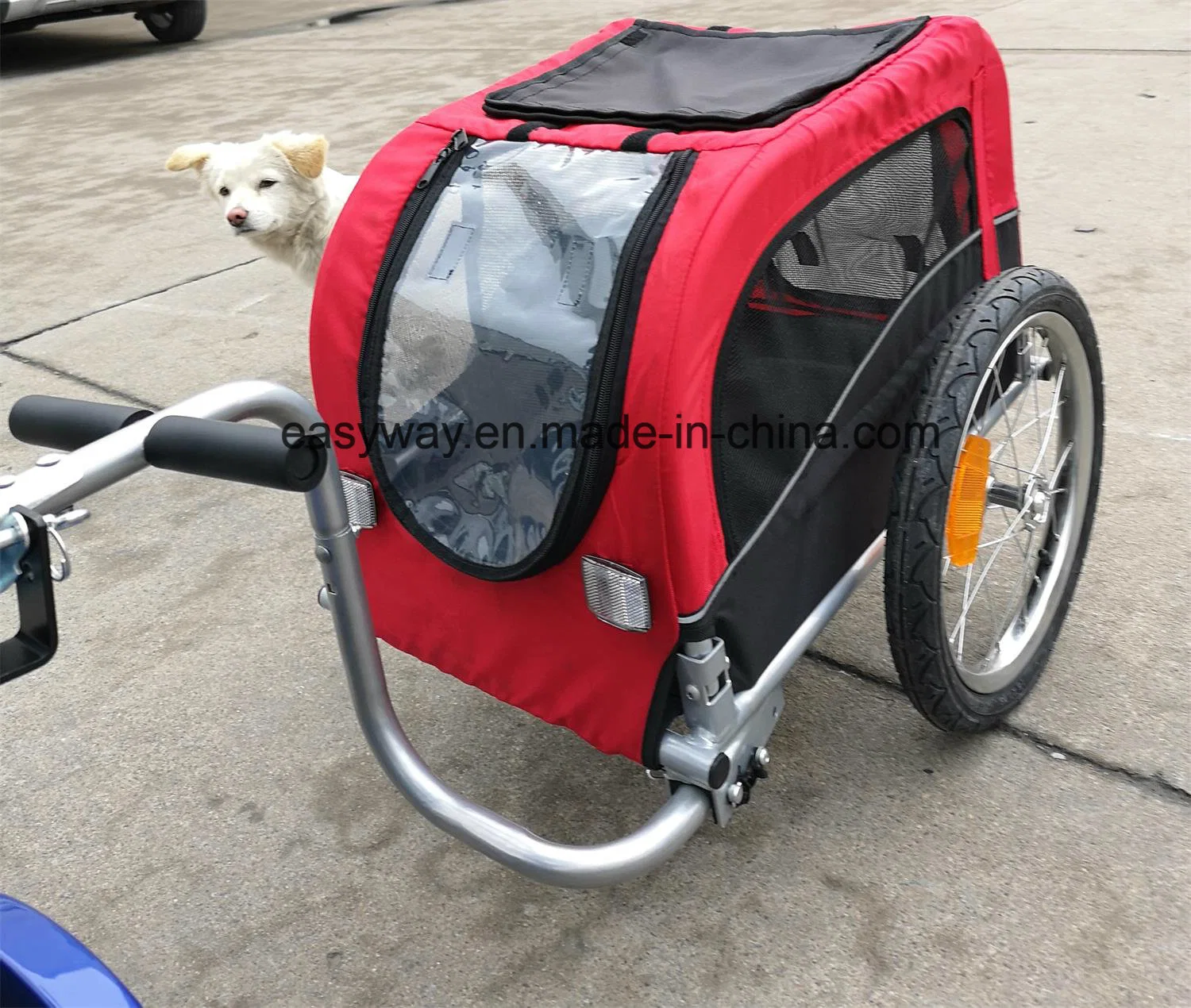 High quality/High cost performance  Scooter & Bicycle Pet Trailer Dog Cage