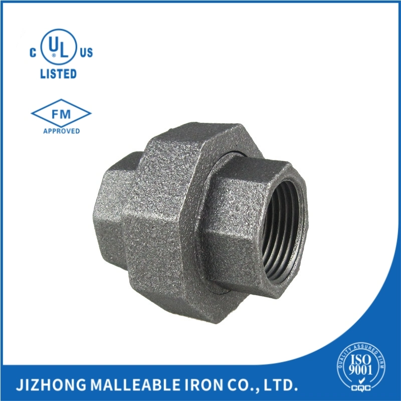 UL&FM Black/Gi Pipe Fittings Conical Joint Unions Iron to Iron