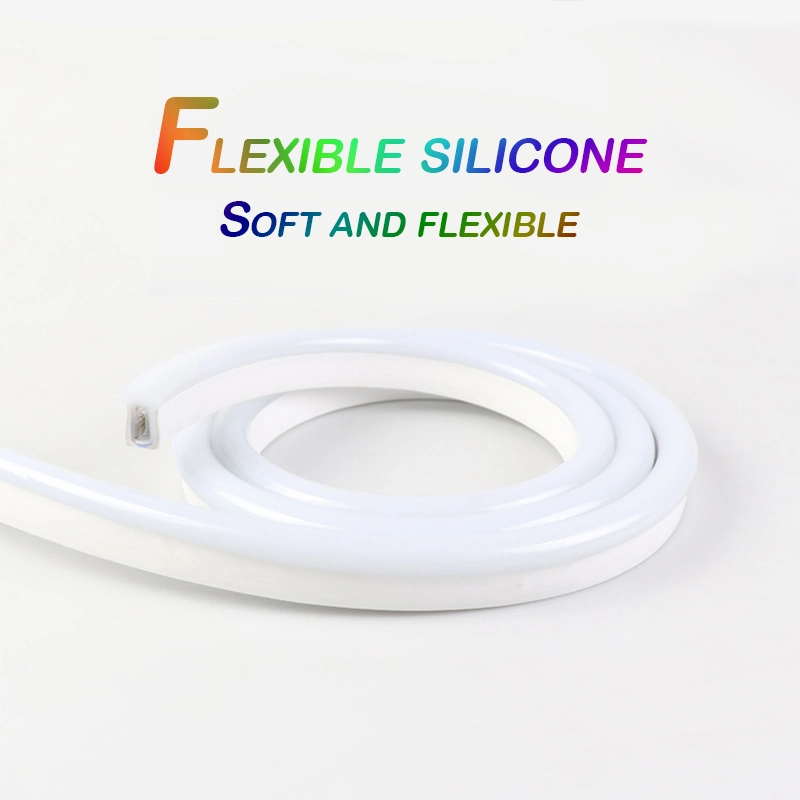 DC24V DMX512 LED Tube Magic Full Color Digital Silicone 5050 مصابيح إشارة Neon LED بكسل RGB Flex