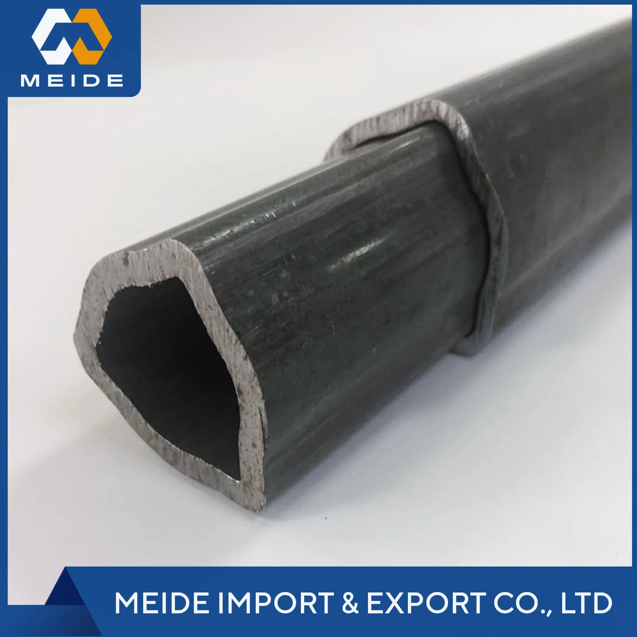 Seamless Steel Pipe Triangular Pipe Lemon Pipe Power Output Shaft Fittings St52 Q235 S58c 1062 60mn3 1.0642 60mn50mn 38mn2V for Automotive Special Shaped Pipes