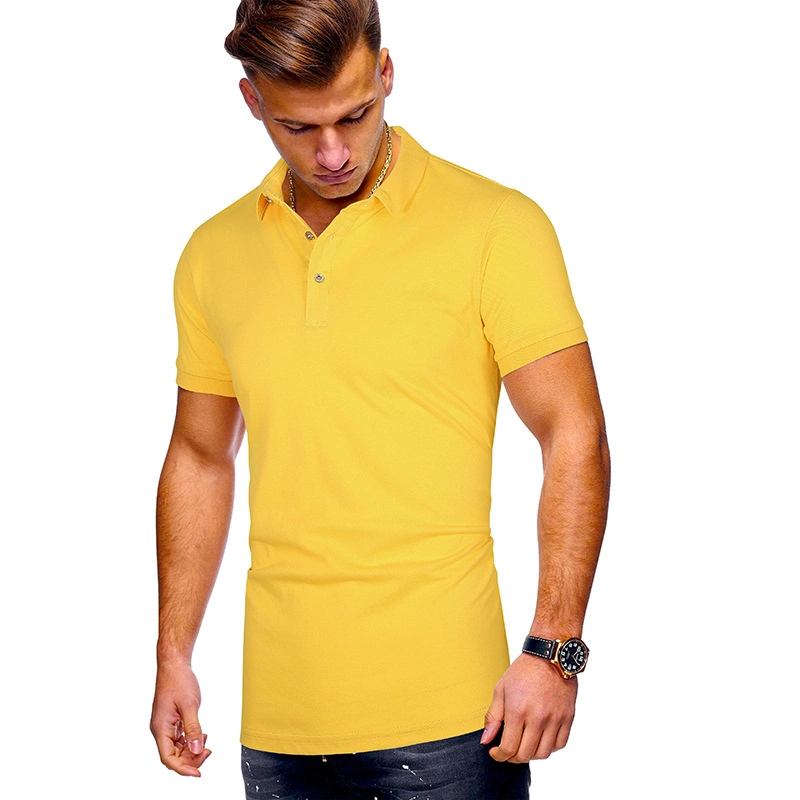 OEM Wholesale/Supplier Custom Logo Plain Blank Gym Clothes Quick Dry Fit Shirts Original Cotton Polo T Shirt for Men