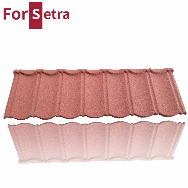 Lightweight Factory Sale Bond Stone Coated Metro Roof Tile Steel Building Materials