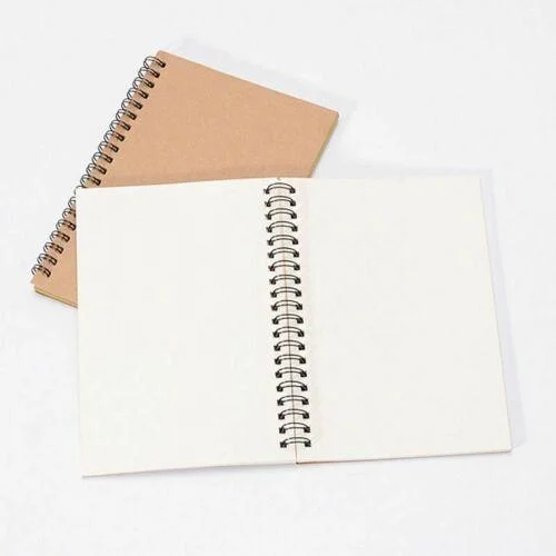 Custom Sketch Pad 120g 85sheets Loose-Leaf 450g Kraft Cover Acid Papel libre