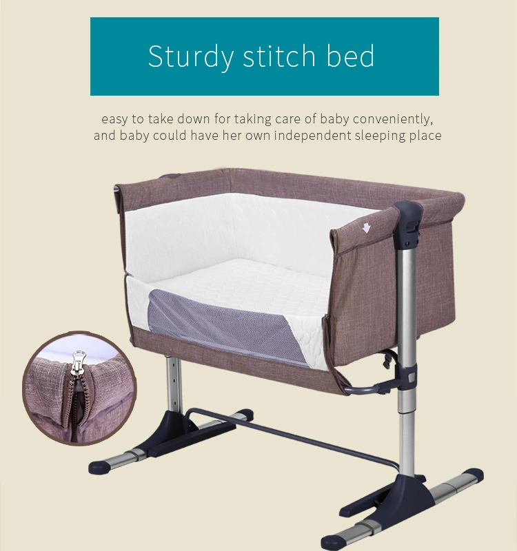 2023 OEM Newborn Adjustable Baby Cot Infant Cradle Cribs