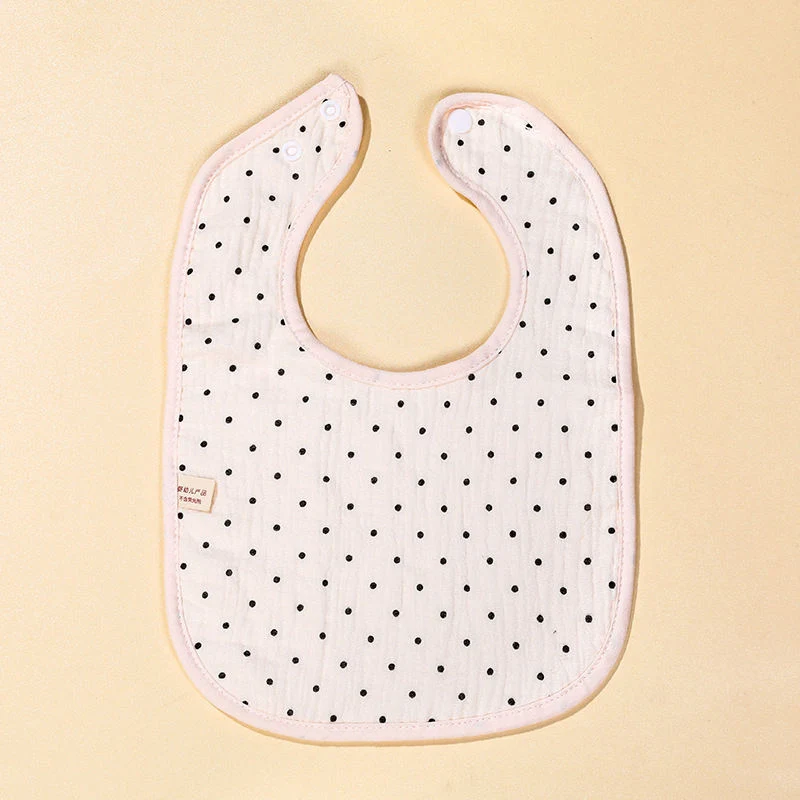 Infant Baby Girl Bibs Double Side Cotton Bibs Toddler Saliva Towel Feeding Burp Kid Clothes with Bows