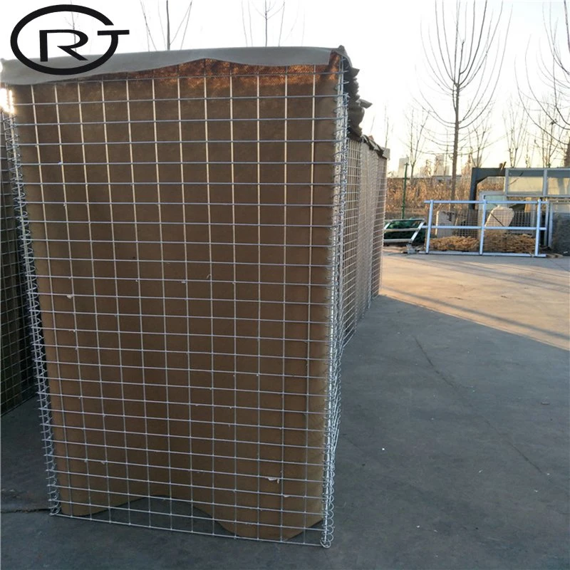 High Strength Big Sand Hesco Barrier Mil8 Military Sandbags Defensive Barrier Hesco Bastion Dirt Filled Hesco Wall