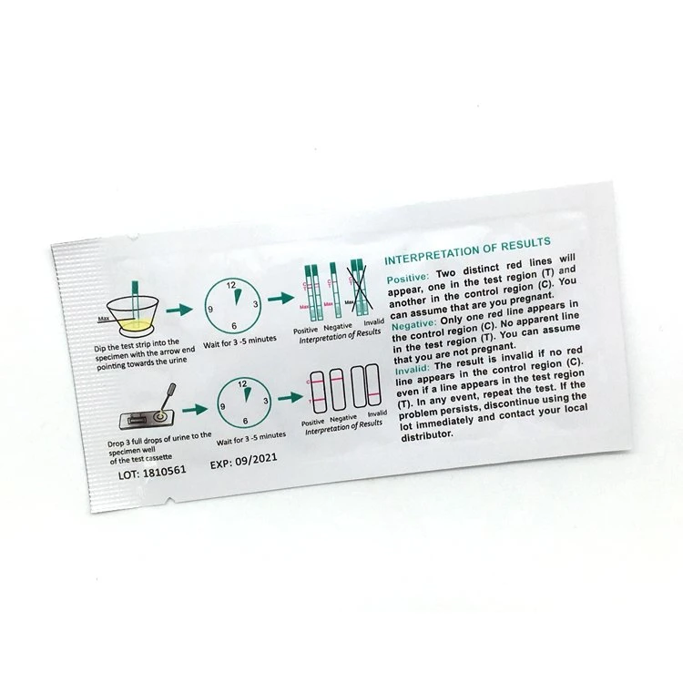 Ovulation Test and Pregnancy with Emba Time American Pregnancy Test Strip