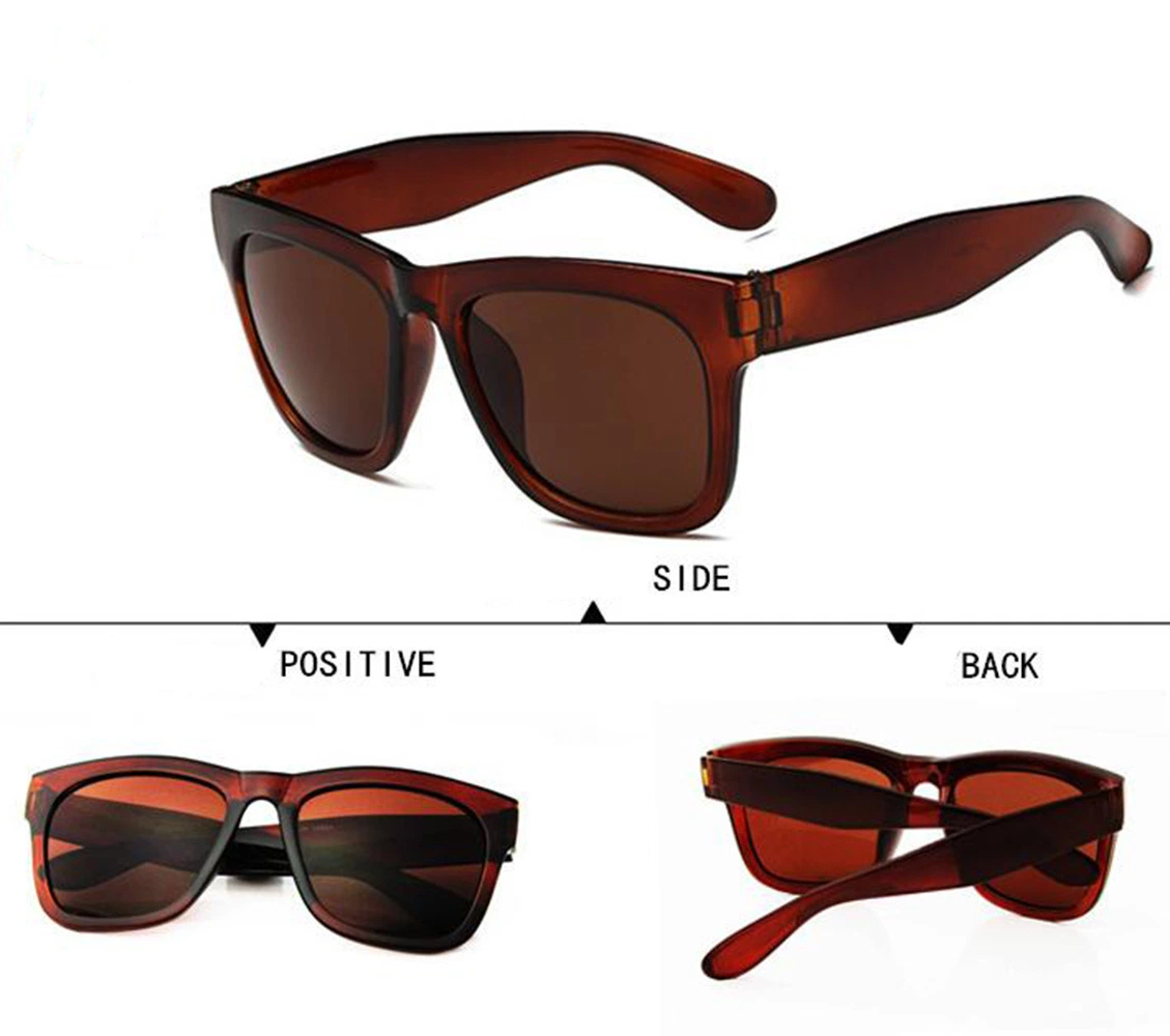 Sunglasses Polarized Square Thick Eye Glasses Unisex Oversize Plastic Sunglasses Bl12956