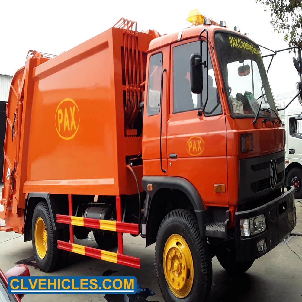 Maec 4X2 12cbm ordures compacteur de déchets de refuser les ordures du compresseur de chariot