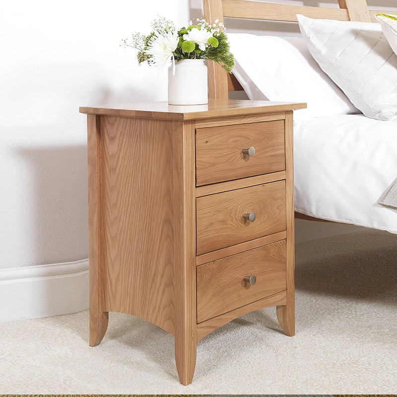 Health Furniture Environmental Protection Wooden Bedside Tables Nightstand Antique Hospital Bedside Table with Storage Drawers