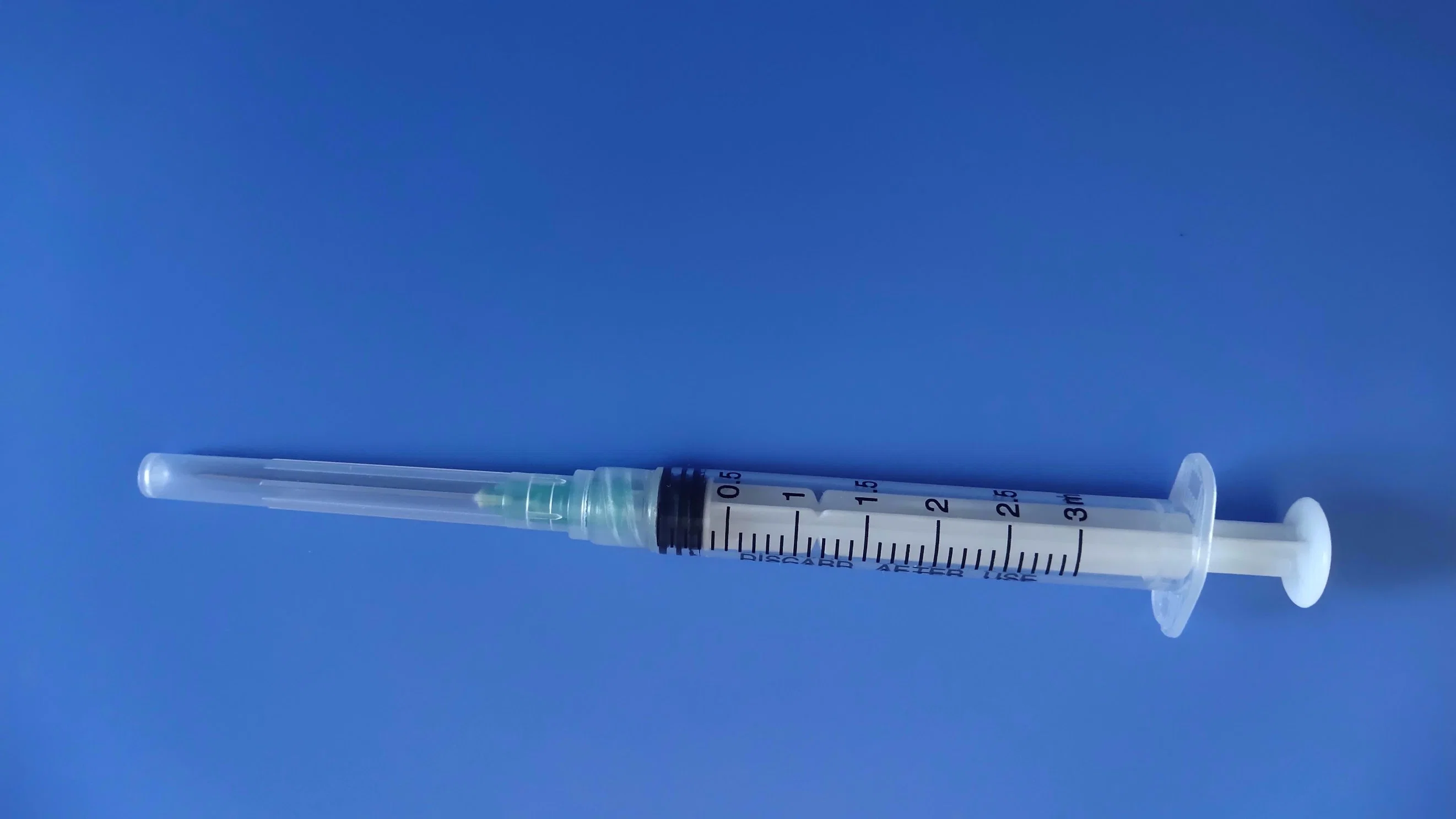 Disposable Syringe 3cc 23G, PE Bag