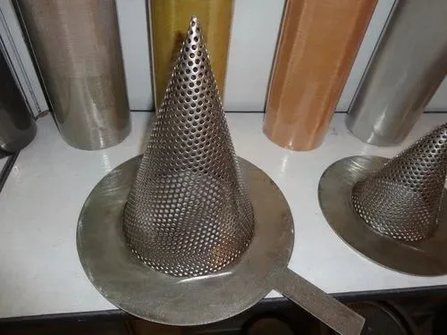 Stainless Steel Temporary Conical Filter Mesh for Gas Pipeline and Compressors