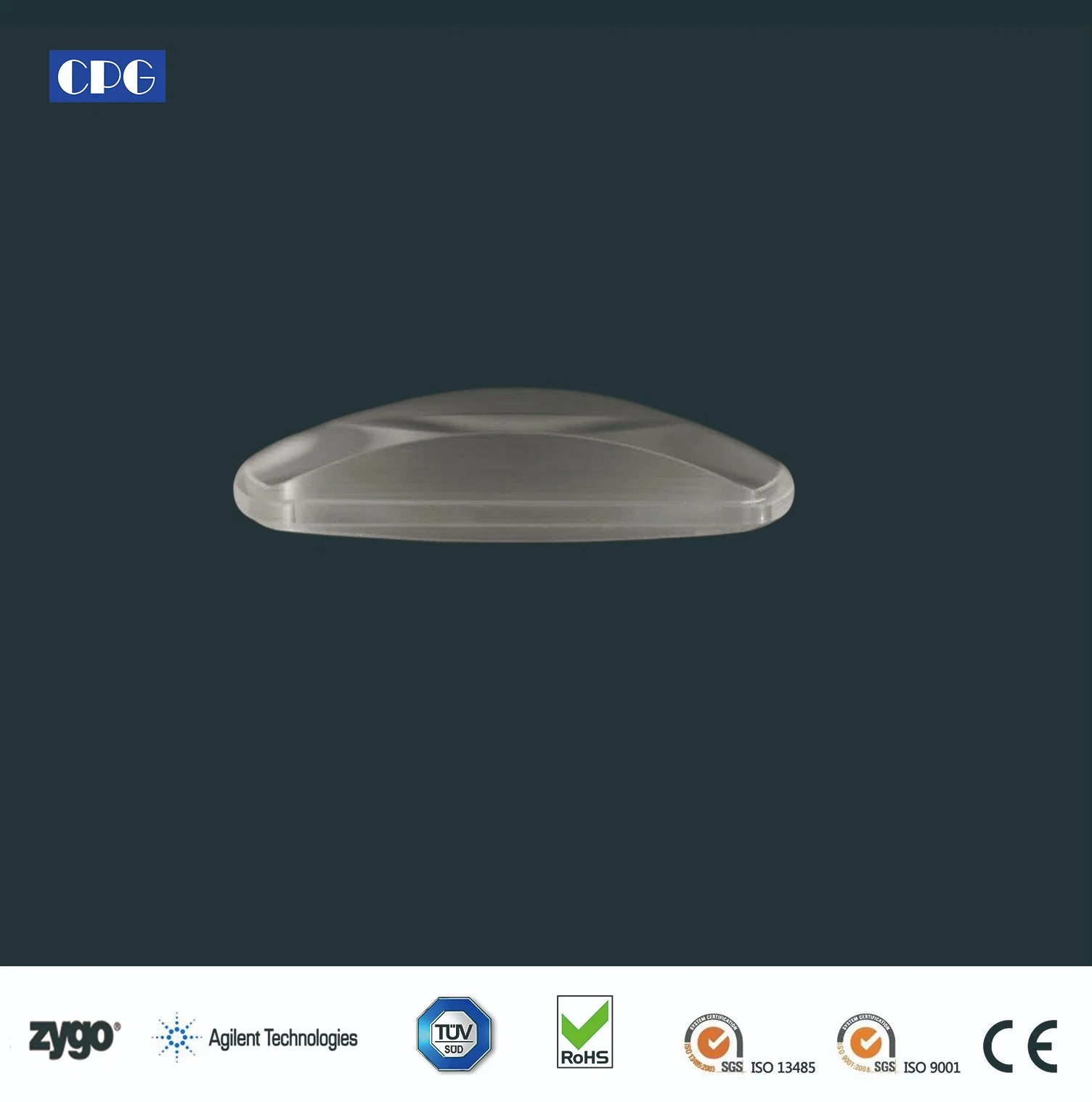 AR coating UVFS step convex lens of great transparency/tolerance