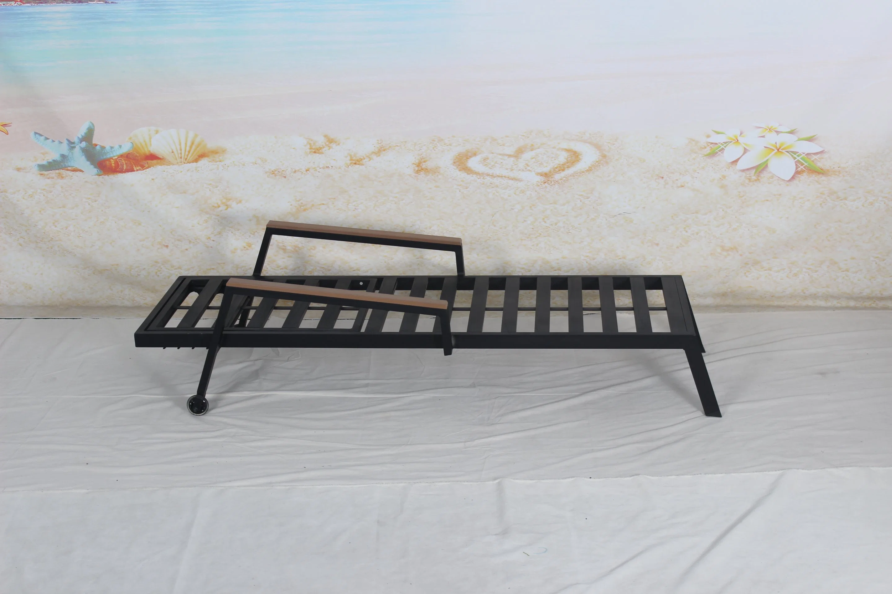 Wholesale/Supplier Aluminium Frame Leisure Beach Chaise Outdoor Sun Lounger Furniture