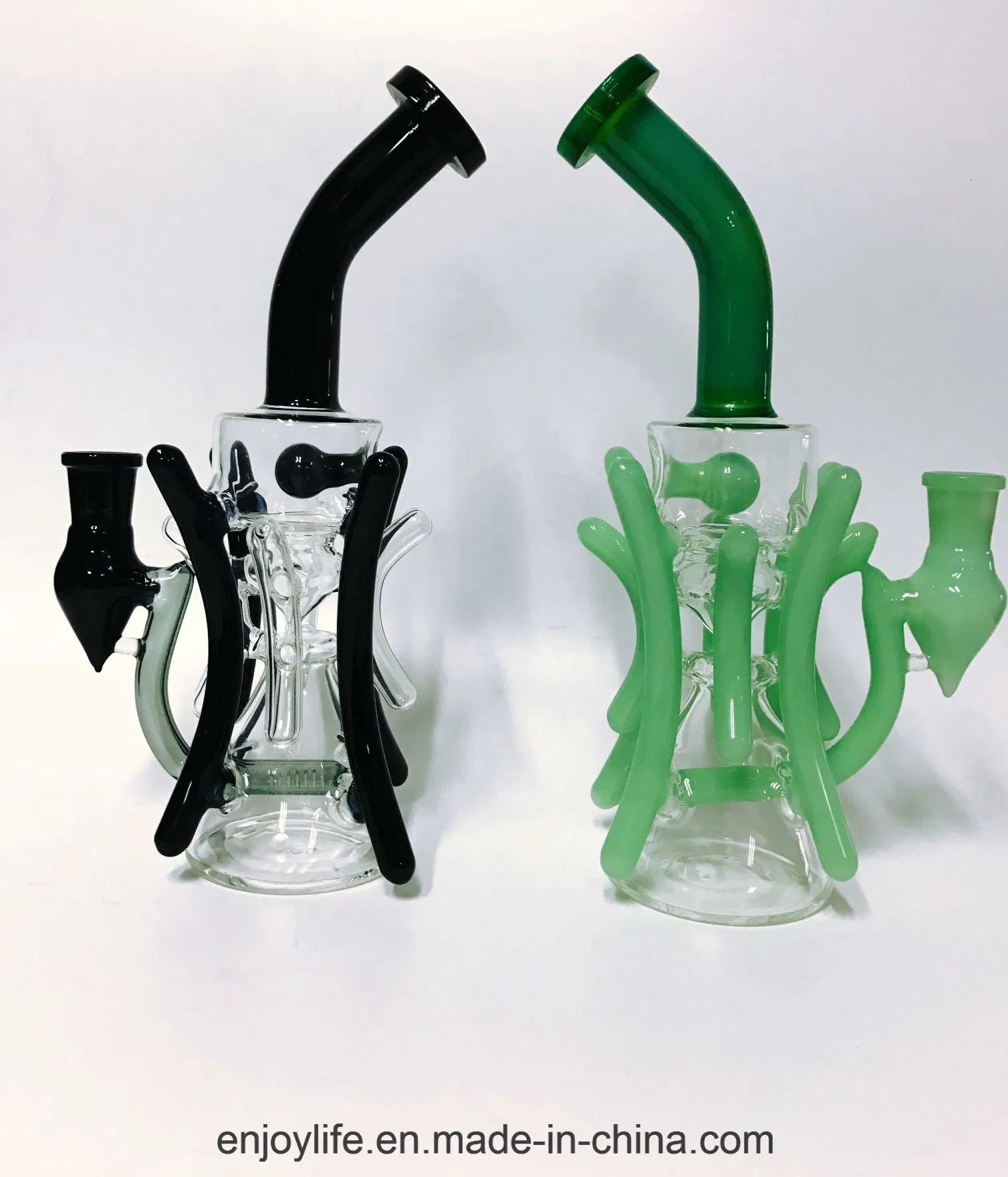 China Manufacturer New Heady DAB Rig Glass Water Pipe, Diamond Glass Wholesale/Supplier Recycler Glass Smoking Pipe