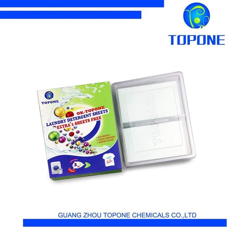 Hot Selling Laundry Detergent Sheet Deep Care Laundry Tablet Washing Sheets