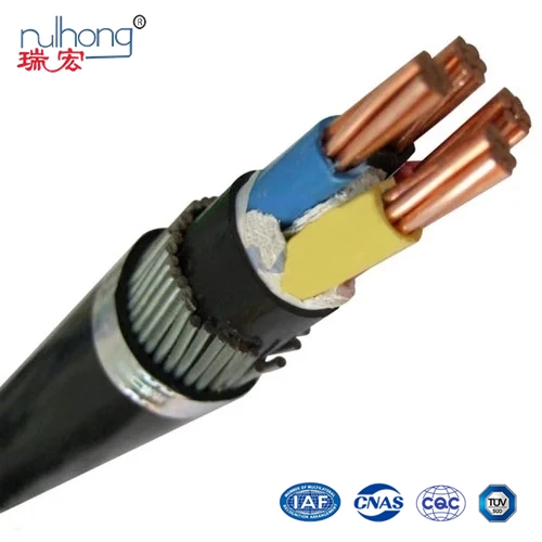 Low Voltage 0.6/1kv 16mm 4-Core 2.5mm 4mm 16mm 25mm Copper Armored Metal Clad Power Cable