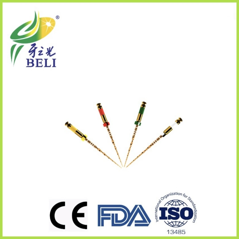 Dental Equipment USA Brand Wave One Gold Rotary Files Gold Heat Activation Files with CE and FDA