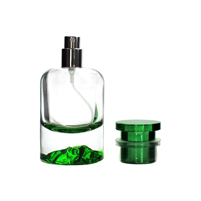 Luxury 30ml 50ml 100ml Smooth Perfume Glass Bottle with Cap