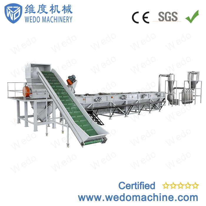 Plastic Crusher and Washing Film Plastic Machine for Recycling Line