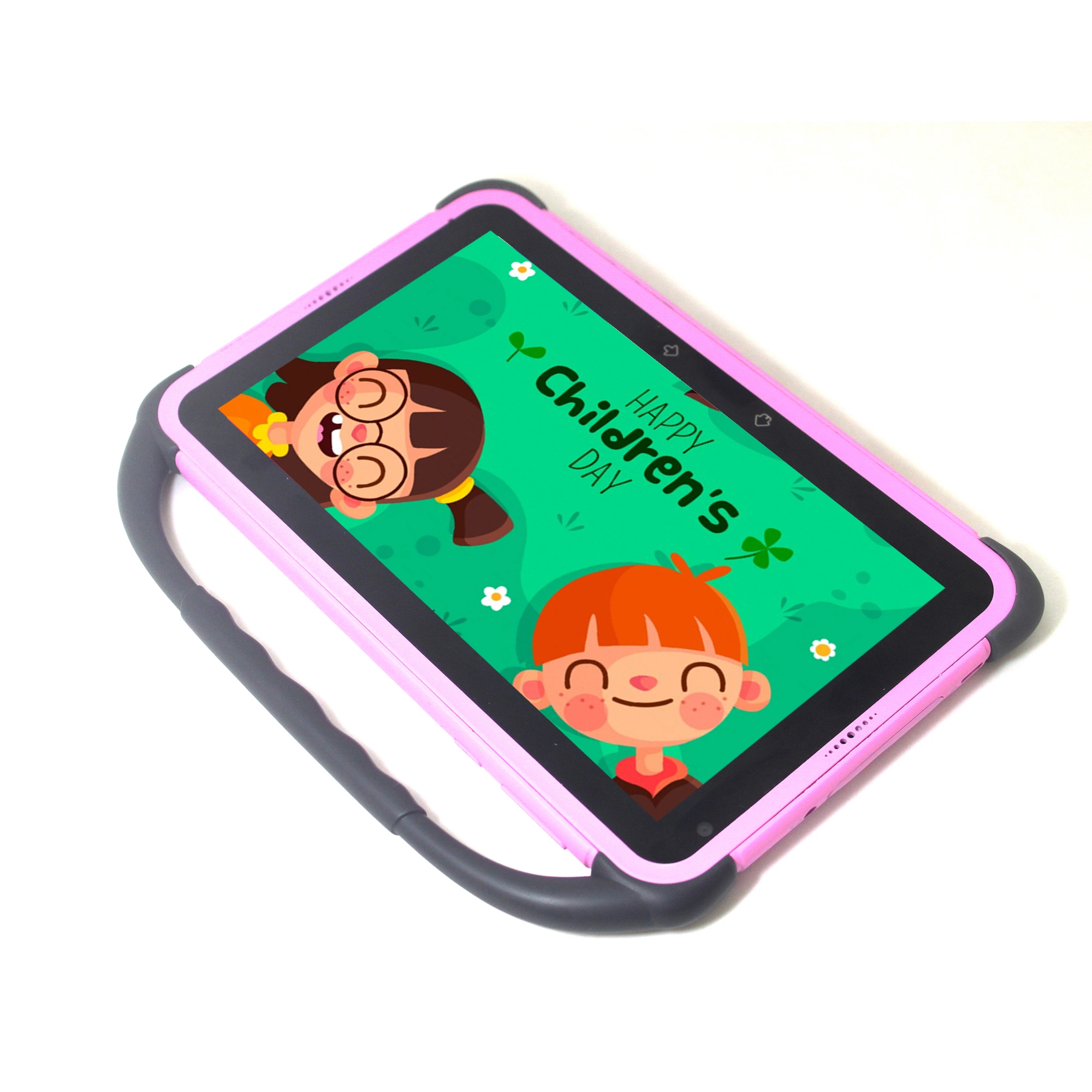 Kids Learning Tablet 7 Zoll 3G nur WiFi Kinder im Bildungsbereich Tablet weicher Gummi-Hülle schützen Kinder Tablet PC