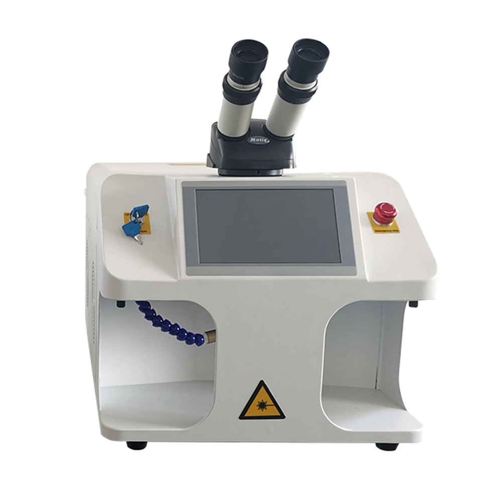 Fácil de operar el sistema de soldadura láser de joyas de sobremesa Punteadora láser para la Industria Dental