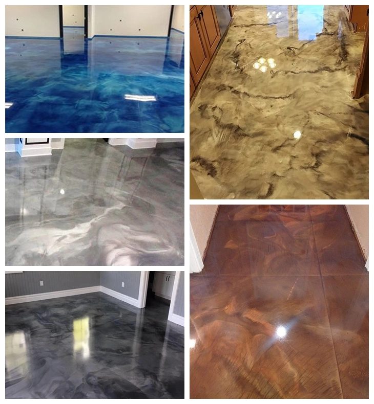 Anti-Slip Water-Proof revestimiento de resina epoxi de revestimiento superior UV para suelos de PVC