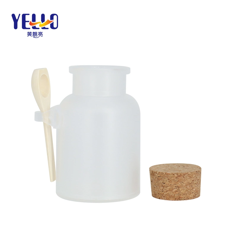 Wholesale/Supplier Large 500ml Wide Mouth Frosted Plastic Bottles for Bath Salt with Stopper