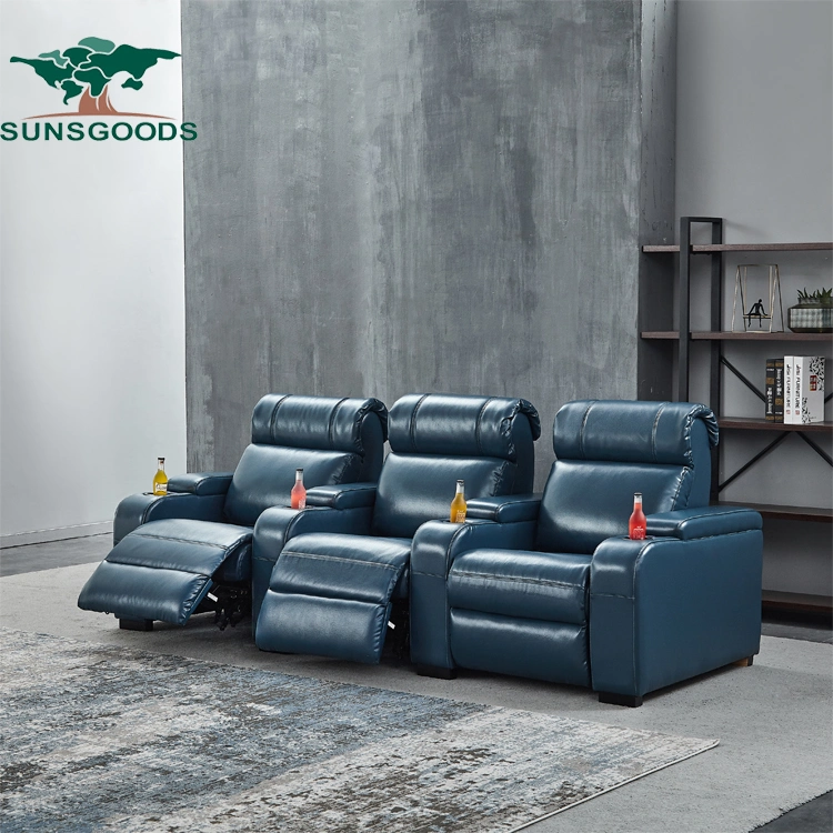 Best Selling Modern Design Massage Theater Recliner Classic Living Room Leather Sofa Home Furniture