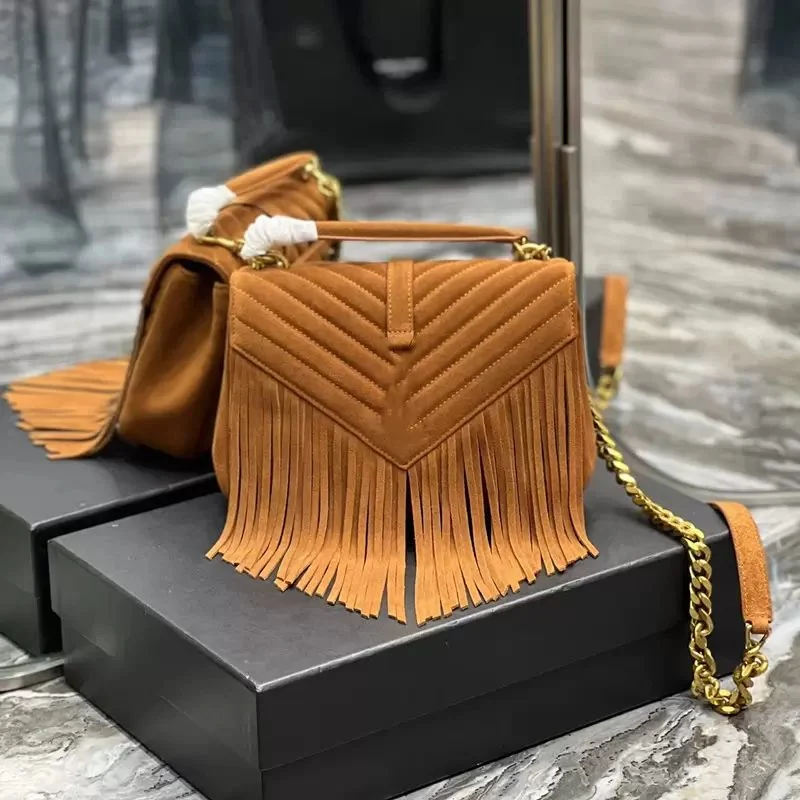 7A New Top Designer Crossbody Bag Luxury Leather Tassel Handbags for Ladies