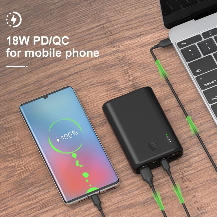 Commerce de gros 15000 mAh 20000mAh portable de type C pd Charge rapide de la batterie externe de la Banque d'alimentation pour ordinateur portable