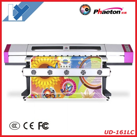 طابعة نفث الحبر ذات المذيب البيئي Galaxy Eco بطول 1.6 م مع رأس طباعة Epson طراز ud-161LC