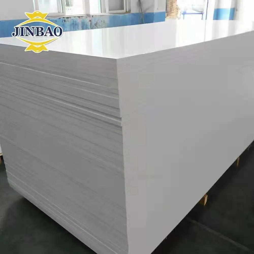 Jinbao 1220 X 2440mm White PVC Foam Board Celuka Foam Board Foam Sheet