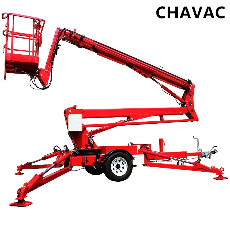 Mini Portable Easy Control Towable Articulated Boom Lift