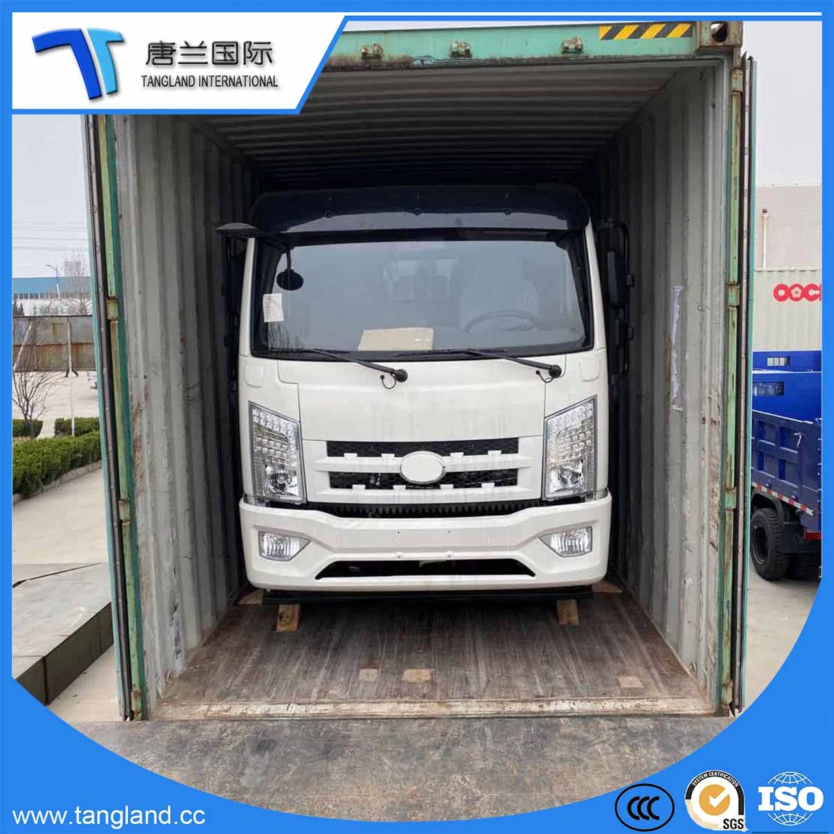 4*2 легкий коммерческий автомобиль (LCV) Flatbed Cargo Box Truck