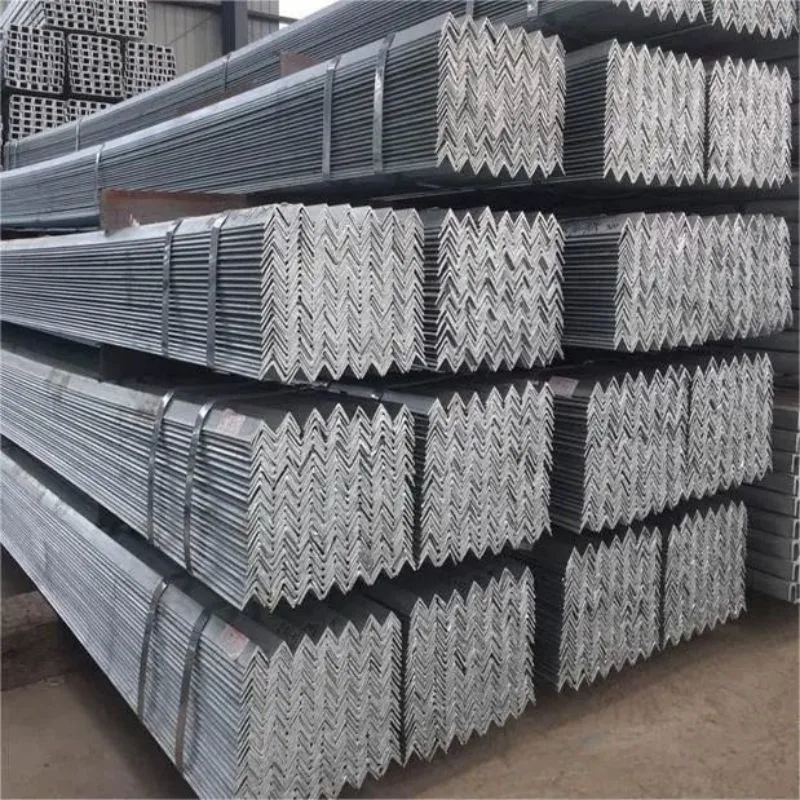 Venta en caliente ASTM A36 A53 Q235 Q345 75X75X6mm inmersión en caliente Acero angular galvanizado