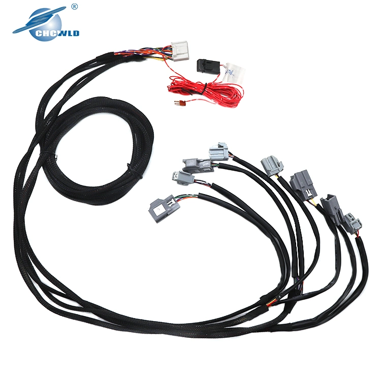 OEM ODM Custom Customized IATF16949 ISO9001 Factory Supply Auto Automotive Audi Engine Wire Wiring Harness with Jst Molex Tyco Deutsch Connector