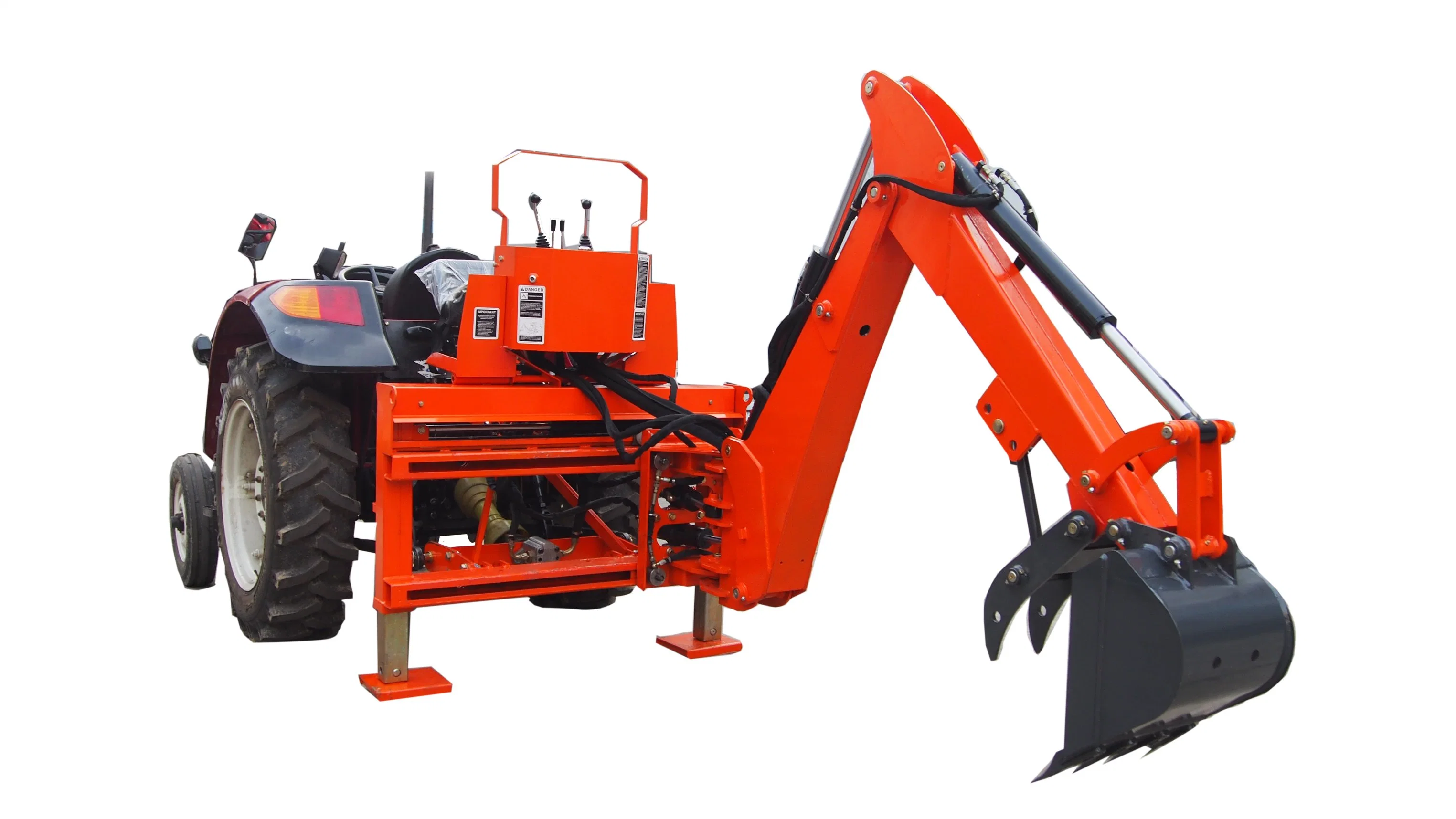 Farm Machine Tractor Backhoe Towable Backhoe, Side Shift Backhoe Hot on Sale