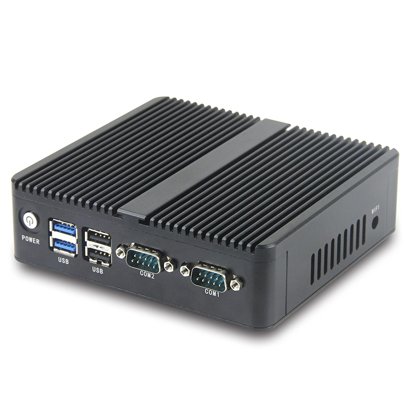 Qualité industrielle Mini PC sans ventilateur PC industriel Boîtier ordinateur carte simple